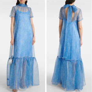 STAUD Light Blue Sheer Maxi Dress *missing slip*